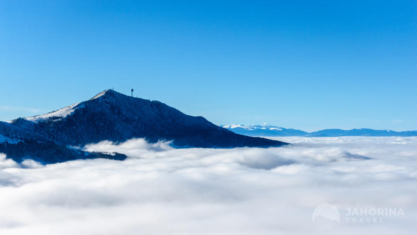 More magle i planinski vrhovi Jahorine, Trebevića, Romanije