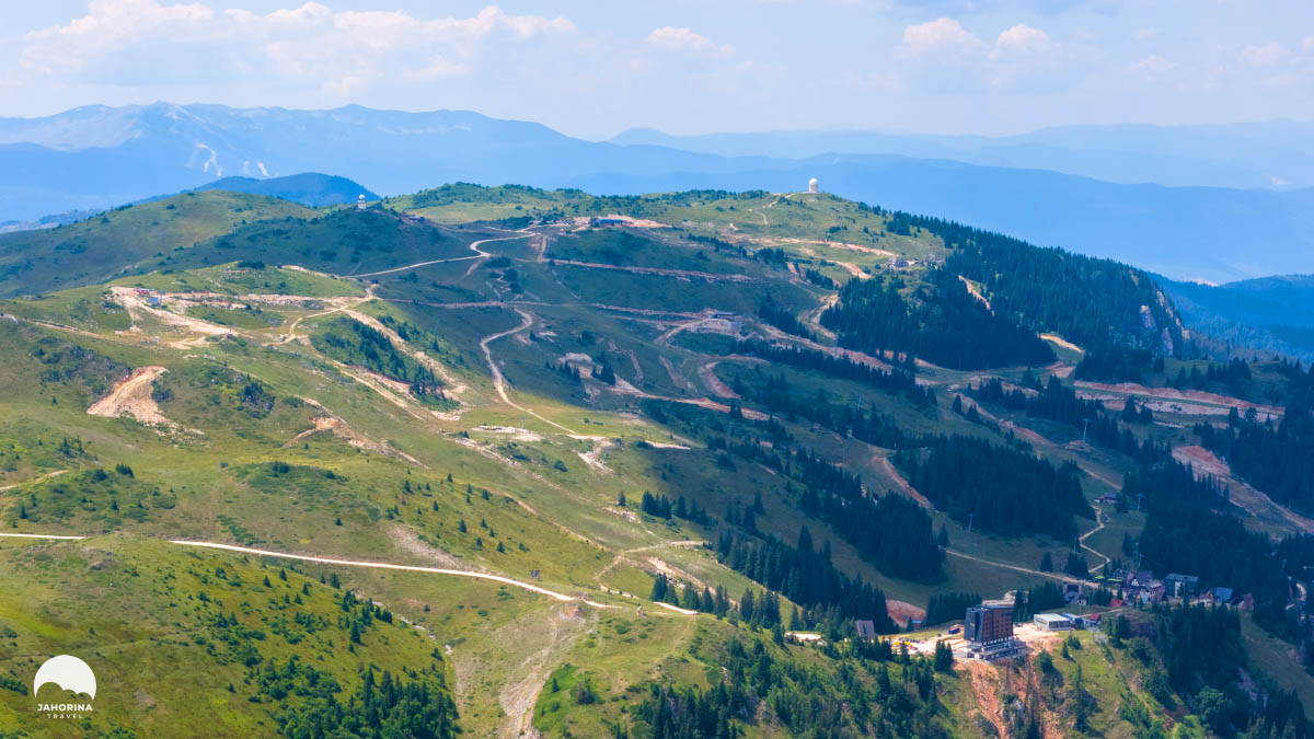 Panorama Jahorine ljeti